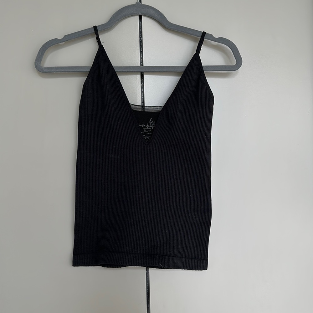 Free People Women’s Intimately Black Tank Top Size XS/S